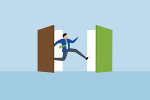 人事の転職やキャリアアップを検討するビジネスパーソン